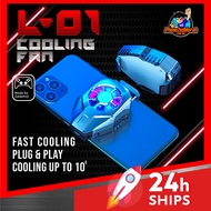 Memo DL01 / L01 Mobile Phone Radiator Portable Gaming Cooler Mini Fan Cold Wind Semiconductor Fan Re
