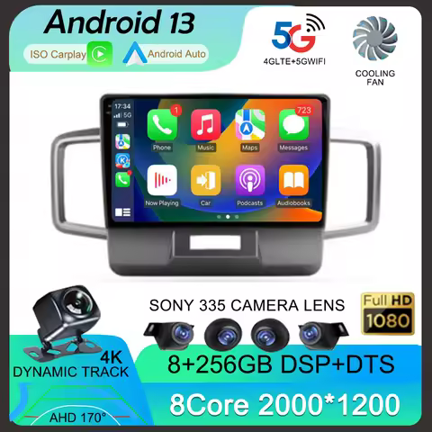 CarPlay For Honda Freed 1 Spike 2008-2016 Radio QLED Screen Car Multimedia Video Player 2din Navigat