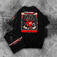 (TEAM WORK COTTON DISTRO T-SHIRT) TEAM WORK DISTRO T-SHIRT, ENGINE WORK T-SHIRT Original, FUL DESIRE