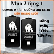 Vivo Y19s, Y19S Pro Hekon KINGKONG full screen tempered glass | Screen Protector for Vivo Phone