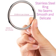 Male Stainless Steel Ring Round Penis Ring Delay Ejaculation