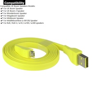Micro USB Charging Cable for Logitech UE Boom 2 Ultimate Ears Wonderboom Megaboom Miniboom Mobileboo