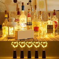 Wine Bottle Lights with Cork ZXYOUPING Fairy Lights Battery Operated, Bottle Lights for Liquor Bottles, Cork Lights for Wine Bottles Crafts DIY Party Wedding Decoration, Warm Ligh