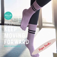 五指💗拇指外翻最佳保護💗防滑健身瑜伽襪普拉提中筒襪Long tube anti skid Pilates gym yoga socks