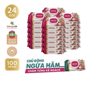 COMBO 24 GÓI (1 THÙNG) KHĂN ƯỚT MAMAMY 120/100 CÓ NẮP CÓ MÙI AN TOÀN CHO BÉ