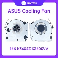 Laptop CPU Cooling Fan For ASUS Vivobook 16x K3605Z K3605VV/G97N12ms1MZ-57T11 4 Pin 12V