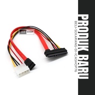 Slimline SATA Cable SATA Cable + Molex Male to SATA + Power