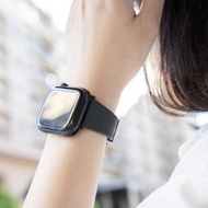 minio｜Apple Watch New 2.0官方認證客製晶片防水矽膠悠遊卡錶帶 38/40/41mm 午夜黑