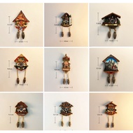 7.12#German Swiss Australian Gugu Clock Refrigerator Sticker Fridge Magnet Swiss Creative Cubic Wood