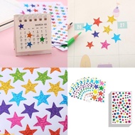 weroyal 10 Sheets Laptop Sticker Asthetic Decal Small Star Sticker Self-Adhesive Sticker Decorative 