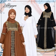 Abaya Turki Anak Perempuan Baju Gamis Turkey Remaja Tanggung Hitam Warna Putih Mewah Terbaru 2023 | 