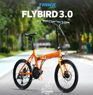 TRINX Flybird 3.0 จักรยานพับได้ เฟรมอลูมิเนียม Shimano Sora 3x9 speed