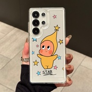 Samsung S25 Ultra S25FE S24 Ultra S24 FE A56 A26 A55 Twinkle Twinkle Hard Transparent Space Case for