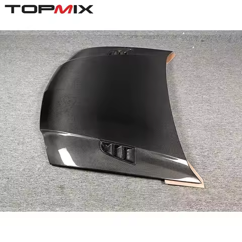 For Honda Accord Euro R CL7/Type-S CL9 (2003-2007) Mu RR-Style Vented Carbon Fiber Engine Bonnet (Hi