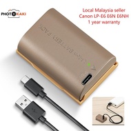 K&F Concept, Canon LP-E6 E6N E6NH compatible battery, USB C direct charge, R R5 R6 5D II III IV, 6D,