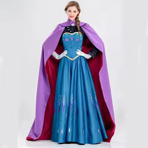 Frozen Coronation Elsa & Anna Costumes for Adults, Official Princess Dresses for Women & Cosplay
