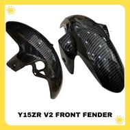 MS69 ( CARBON ) RAPIDO Y15 V1 & Y15 V2 FRONT CARBON FENDER depan mudguard YAMAHA Y150 YSUKU Y15ZR