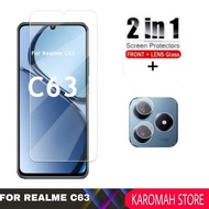 Tempered Glass REALME C63 Clear Screen Protector + Camera