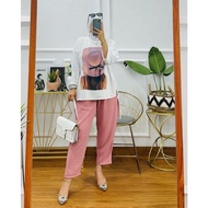 Enjoy SET CRINKLE PRINTING LD 110 // ENJOY Women's Latest SET // ONE SET ENJOY Women's Current // SA