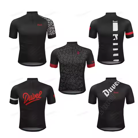 Duvel Beer Cycling Jersey Short Sleeve Men Black Mtb Bicycle Wear Clothing Maillot Ciclismo Road Bik