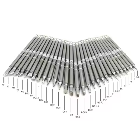 T12 Soldering Iron tips Replacement Various models of Tip Electric Soldering Iron Tip T12- K KU I D2