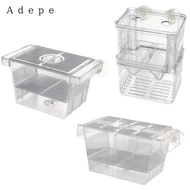 [Adepe] Transparent Fish Breeding Box for Isolated Eggs with Suction Cups for Betta And Guppy