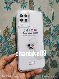 Case AIRBAG SAMSUNG A22 4G/ Softcase Silikon Karet Bahan Tebal Case Hp Pro Camera Samsung Galaxy A22