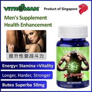 VITROMAN X-Power Men health supplement natural herbal formula Boost stamina physical energy