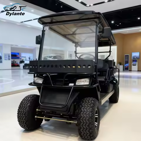 China Cheap Price Golf Cart Customized 2 4 6 8 Seat 60V/72V 4000/5000/7000W Solar Panel 4 Wheel Driv