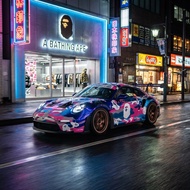 Hot Wheels Rexy Porsche 911 GT3 R (992) Blue Spectraflame CUSTOM MADE