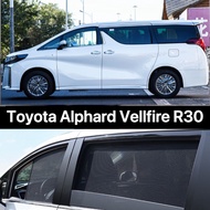 For Toyota Alphard Vellfire Ah30 2015-2022 Magnet Car Window Sunshade Sun Shade Car Curtains UV Prot