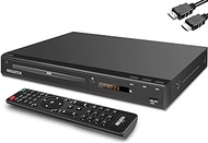 MEGATEK Region-Free DVD Player for TV with HDMI, CD Player for Home, Plays All Regions and Formats, USB Port, Durable Metal Casing, Remote, HDMI and RCA Cables Included