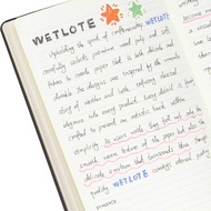 Wetlote A6 Paper Cover Notebook 148 million