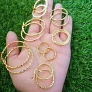 10karat Big Loop Earrings Bundles Set Earring Hoop Earring