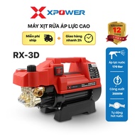 Máy Rửa Xe XPOWER RX-3D 3800W.Có chỉnh áp lực. Áp Lực Cao  Cực Khỏe - tặng kèm bình bọt tuyết