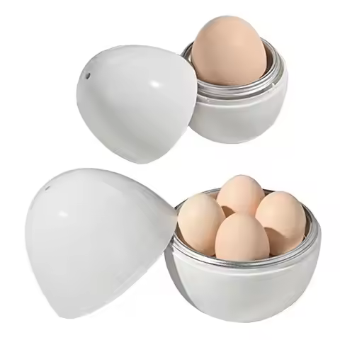 Microwave Egg Maker Microwave Egg Boiler Rapid Egg Cooker for Hard Soft Boiled Egg Egg Boiler Kitche