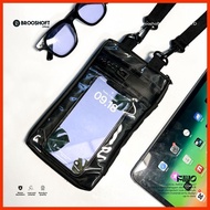 ✔ ◴ ✴ [Import]Hoft Fino Sling Pouch Waterproof Neck Bag HP Hangking Wallet Hanging Wallet Men Women