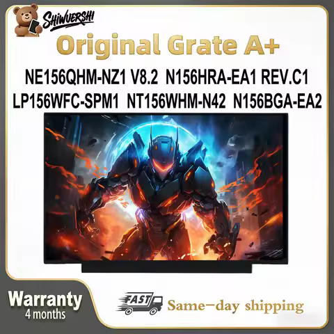Slim 15.6" Laptop Lcd Screen Monitor NE156QHM NZ1 V8.2 N156HRA EA1 REV.C1 LP156WFC SPM1 NT156WHM N42