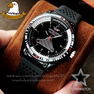 GRAND EAGLE นาฬิกาข้อมือสุภาพบุรุษ สายยางเรซิ่น รุ่น AE035G - Black / Black