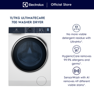 [NEW] Electrolux EWW1142Q7WB 11/7kg SensorWash UltimateCare 700 2-in-1 Washer Dryer with 2 Years warranty