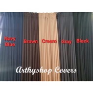 PLAIN CURTAINS per piece (non-blackout)  7-feet (213CMx147CM)