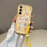 New Phone Case Realme 14X Realme C75x C75 C71 NFC 5G 4G Cartoon Cute Cream Pattern Full-coverage Sho