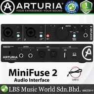 Arturia MiniFuse 2 USB-C Flexible Dual Audio Interface with 2 Preamps and 5 Pin MIDI I/O (Minifuse2)