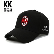 [ada stok] Topi besbol pelindung matahari sukan bola sepak Serie A Liga Juara-Juara AC Milan Inter M
