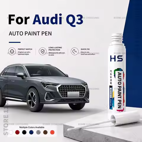 For Audi Q3 Touch Up Paint Pen – Quick Car Scratch Repair for Chips & Minor Scratches Ibis white Tan