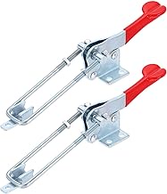 HARFINGTON 2pcs 40334 Toggle Latch Clamp M6 x 45mm 992lbs Holding Capacity Adjustable Quick Release 