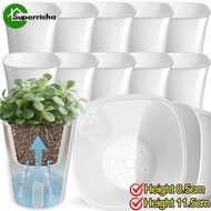 [H&L]1/2/3PCS Self Watering Flower Pots Double Layer Design with Water Level Indicator, Automatic Pl