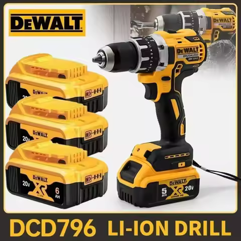100% Genuine Dewalt 20V Battery, 5AH 6AH 9AH Rechargeable Lithium Ion Battery, Dewalt DCB200 Power T