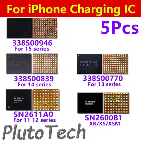 5Pcs Charging IC Chipset 338S00946 338S00839 338S00770 SN2611A0 SN2600B1 TIGRIS Power For iphone 11 