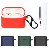 for 1MORE Pistonbuds Pro Wireless Earbuds Protective Silicone Case Cover + Cleaning Kit